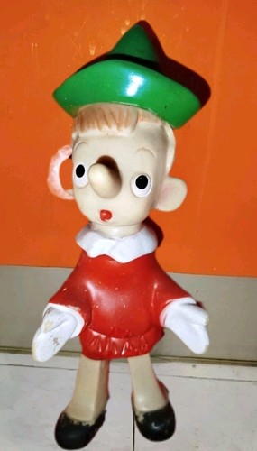 Pupazzo pinocchio gomma ledra - pinocchio,