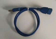 CAVO DATI PROLUNGA USB A Maschio USB A FEMMINA COMPUTER PC 0,55MT METRI