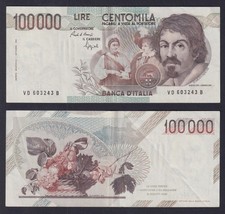 Banconota Italia 100000 lire