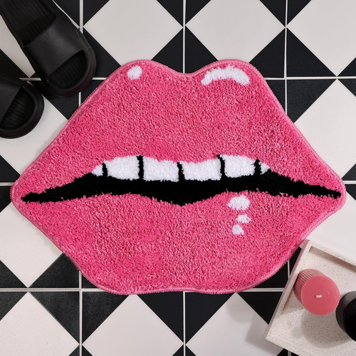 Tappeti bagno rosa - da,