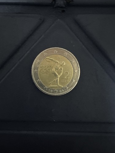 Moneta euro olimpiadi atena - moneta,