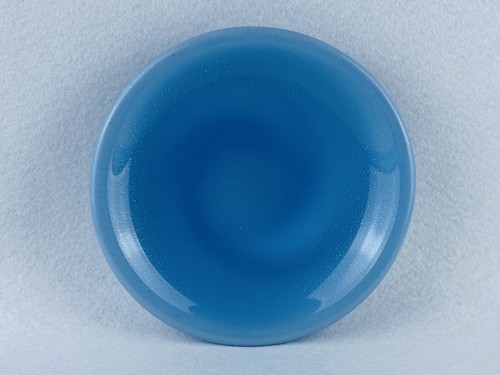 Vetro murano piatto azzurro - vetro,