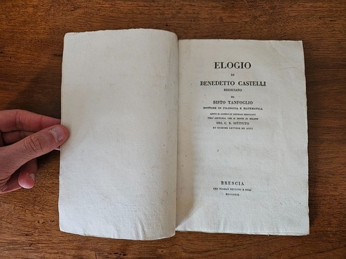 Elogio benedetto castelli - elogio, di