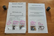 Scott 440A amplificatore condensatore restauro recap servizio riparazione kit ricostruzione fix