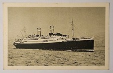 CARTOLINA STORICA - LLOYD SABAUDO NAVE "CONTE VERDE" TRANSATLANTICO 