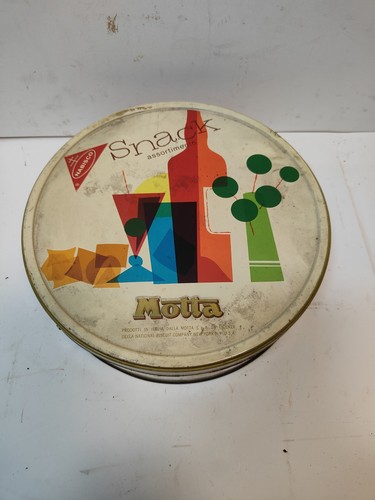Motta scatola latta - latta, vintage