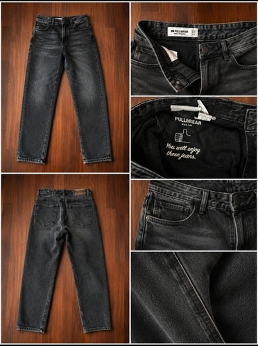 Pantalone jeans neri - fit, baggy