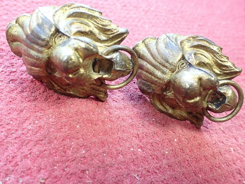 Coppia teste leone vintage - di,