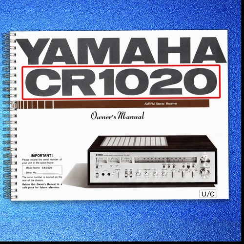 Yamaha cr1020 receiver owners - yamaha,