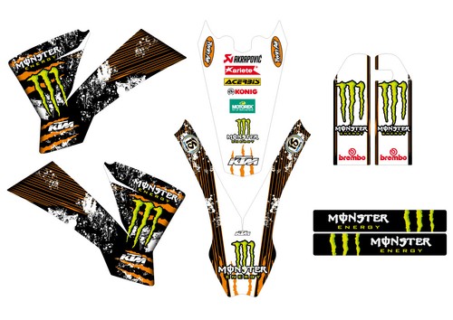 Kit grafiche ktm - 04/07, sx
