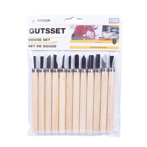 Set 12pz sgorbie per - 12pz, intaglio