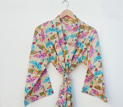 Kimono bain imprimé avion - bain,