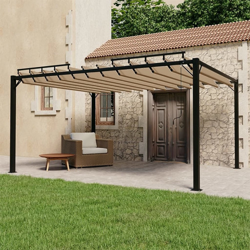 Gazebo with louvered roof - louvered,