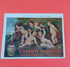 PUBBLICITA' 1929 VINO CHIANTI