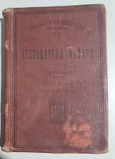 MANUALE HOEPLI - LETTERATURA ROMANA - F. RAMORINO - 8 EDIZIONE 1911
