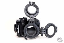 Adattatore doppio flip Nauticam NA-G7XII NA-RX100V NA-LX10 custodia subacquea