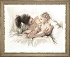 Kit punto croce contato mattina calda fai da te Charivna mit