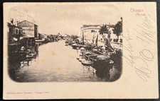 CARTOLINA D' EPOCA-CHIOGGIA (VE) "PEROTOLO" VIAGGIATA 1903