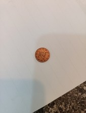 ERRORE DI CONIO - MONETA RARA, 1 CENTESIMO GERMANIA ECCESSO DI METALLO