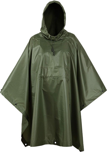 Poncho antipioggia mimetico - ,,