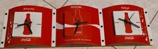 Orologio coca cola 1999 con tre fusi orari vintage cocacola