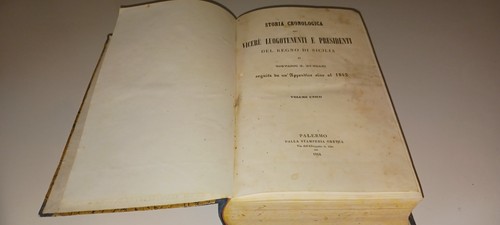 Storia cronologica dei vicerè