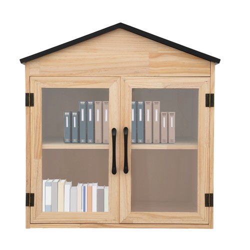 Library box wooden tier - wooden, 2