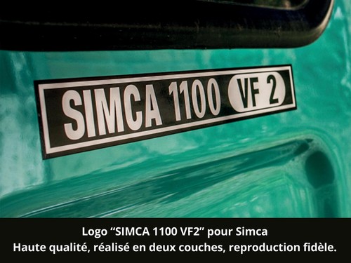 Sticker logo simca 1100 - -,