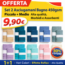 Set 2 Asciugamani Bagno 80%