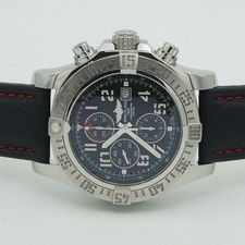 Breitling Super Avenger 2 A13371 Uomo Orologio 48MM Acciaio + BR594 Ottimo Stato