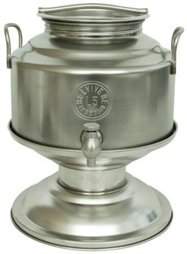 Contenitore fusto olio inox - contenitore,