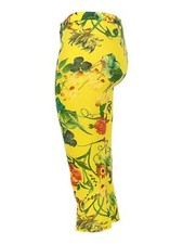 Solada Leggings donna a pinocchietto con stampa fiori
