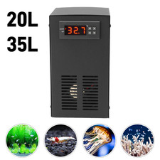 Refrigeratore Acqua Elettrico Serbatoio Pesci Acquario Raffrescatore Raffreddamento Sistema Riscaldamento