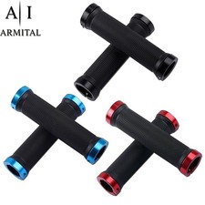 Manopole Bici MTB in Gomma Antiscivolo con Doppio Blocco per Manubrio City Bike