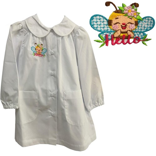 Grembiule bianco scuola con