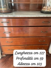 Como’ fine ottocento. Piano in marmo. Eventualmente con specchiera. Fine ottoce.