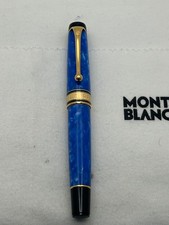 Penna stilografica Aurora blu