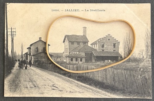 Cpa isere jallieu la - .,
