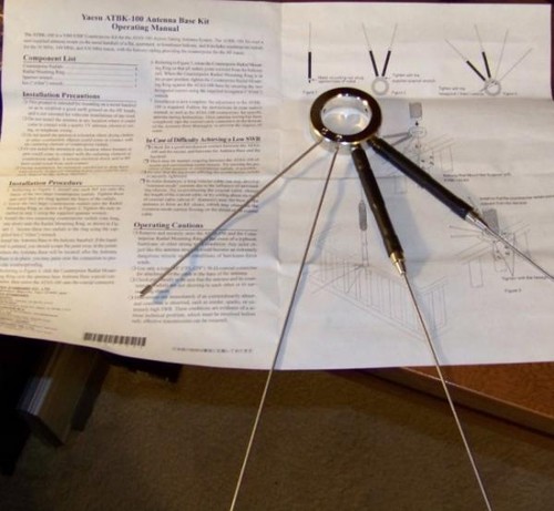 Kit base antenna yaesu - base,