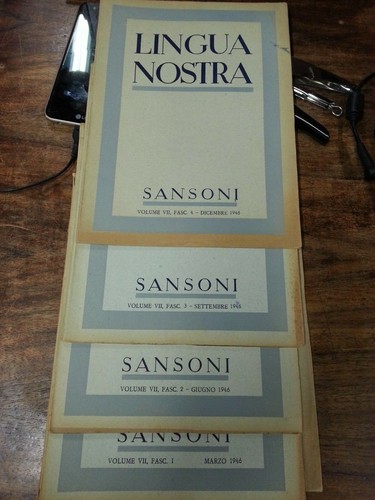 Rivista lingua nostra - rivista,