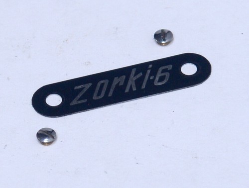 Zorki targa anteriore logo - targa,