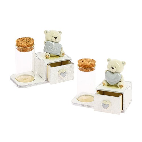 Bomboniera box legno con