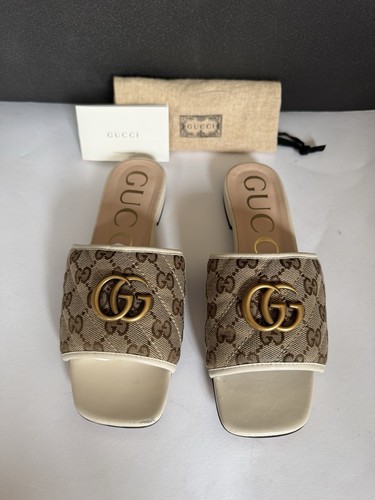 Gucci marmont slide sandalo - gucci,