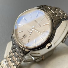 Uomo Dreyfuss & Co Seafarer automatico numero di serie 9 svizzero retro trasparente revisionato