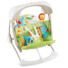 Fisher-Price 2 in 1 altalena per bambini altalena per bambini altalena nido culla nella foresta pluviale melodie