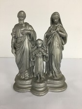 Statua in gesso Sacra Famiglia fine '800 da Chiesa