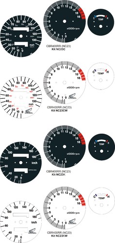 Cbr400rr nc23 nc29 mph - cbr400rr,