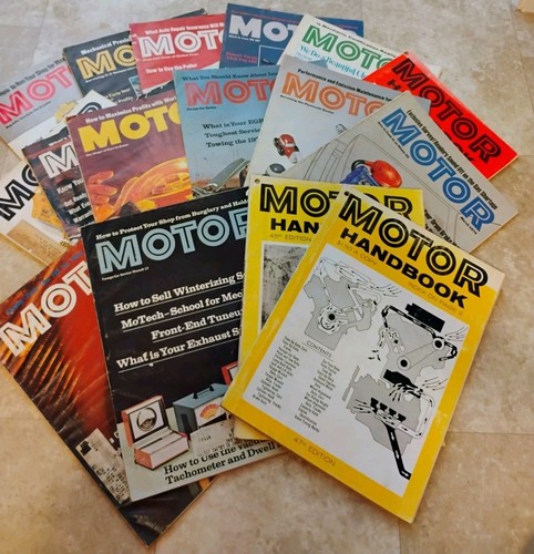 16x vintage motor magazine - 16x,