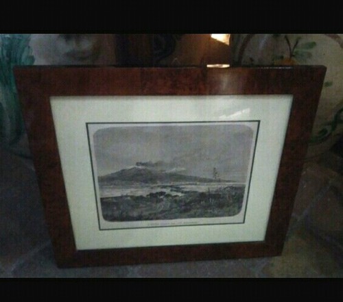 Antica stampa con cornice - antica,