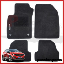 TAPPETI OPEL MOKKA X DAL 2013 IN MOQUETTE CON RICAMO E 2 FISSAGGI TAPPETINI 4PZ